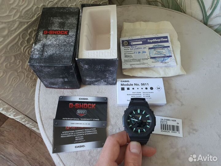 Часы Casio G-Shock GA-2100RC-1A