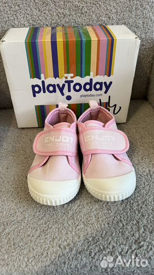 Кеды playtoday 23 весна-лето на девочку розовые