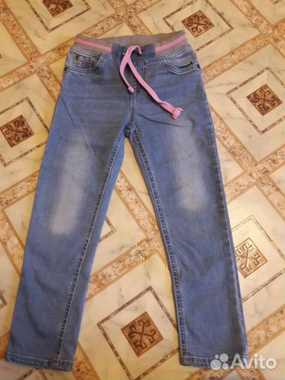 Джинсы для девочки р116