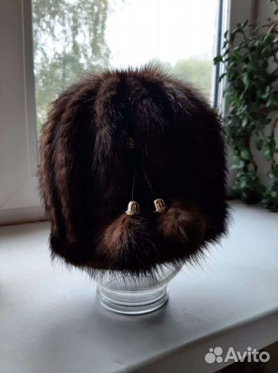Шапка норковая женская