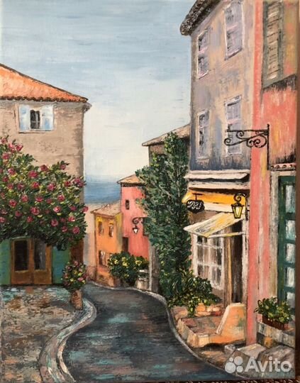 Картина городской пейзаж