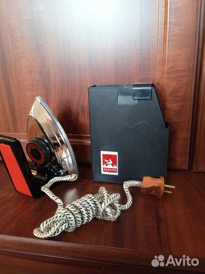 Утюг дорожный складной. Советский. Рабочий