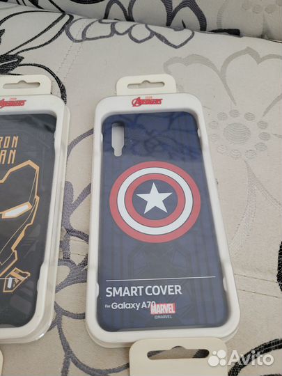 Чехол-накладка Samsung Friens Smart Cover для A70