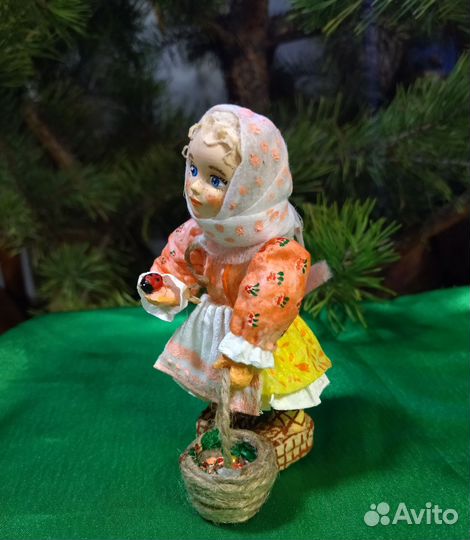 Ватные игрушки времён СССР. Персонажи сказок