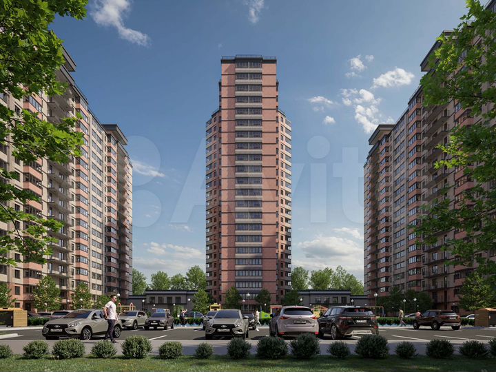 2-к. квартира, 50,5 м², 19/24 эт.