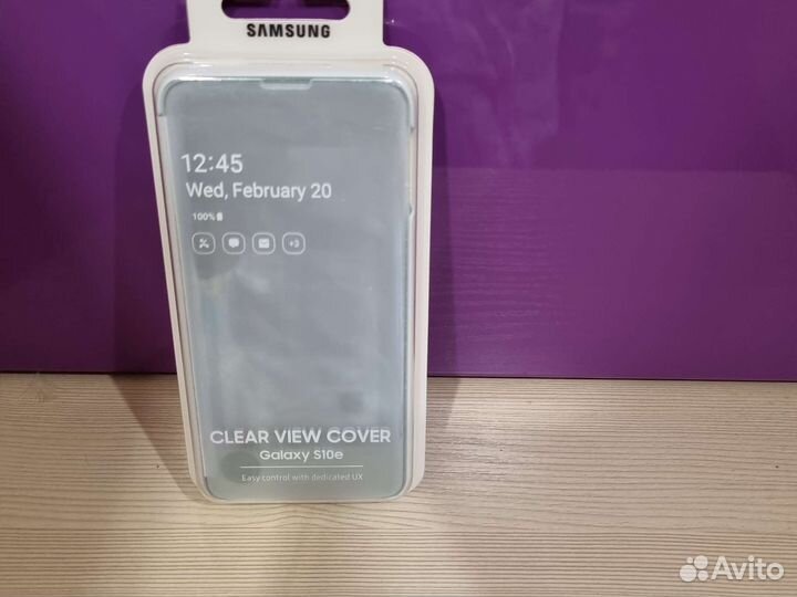 Чехол Samsung Smart Clear View Cover Note 20 черн