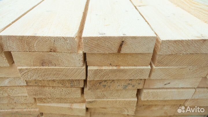 Доска обрезная сухая строганная 20х146х6000