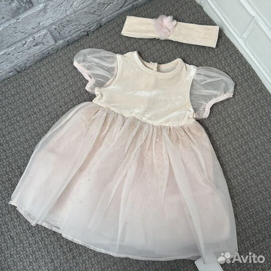 Платье для девочки 68 новое mothercare