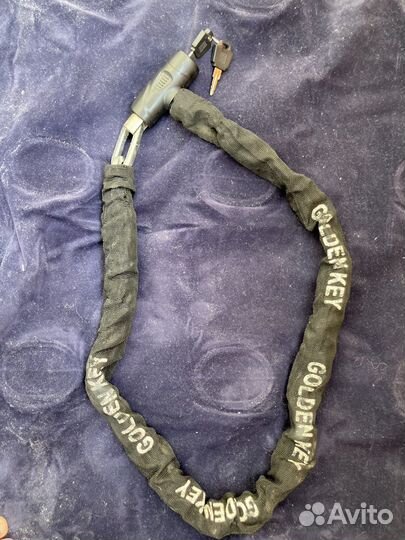 Велозамок стальная цепь