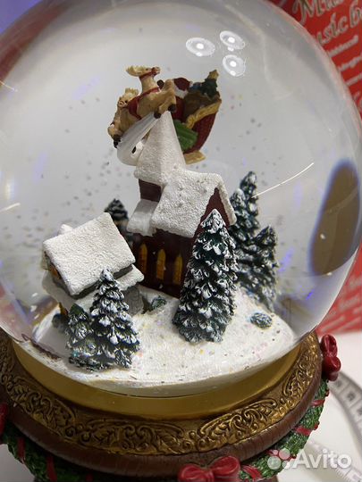 Новый Новогодний музыкальный снежный шар