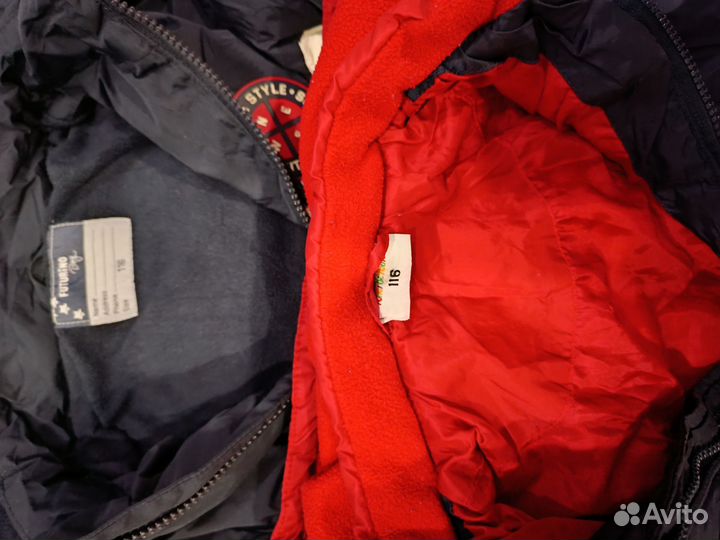 Куртка демисезонные на 4-5 лет