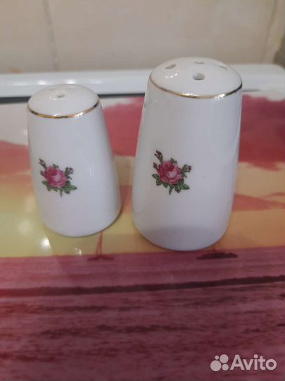 Маслёнка и набор для специй 