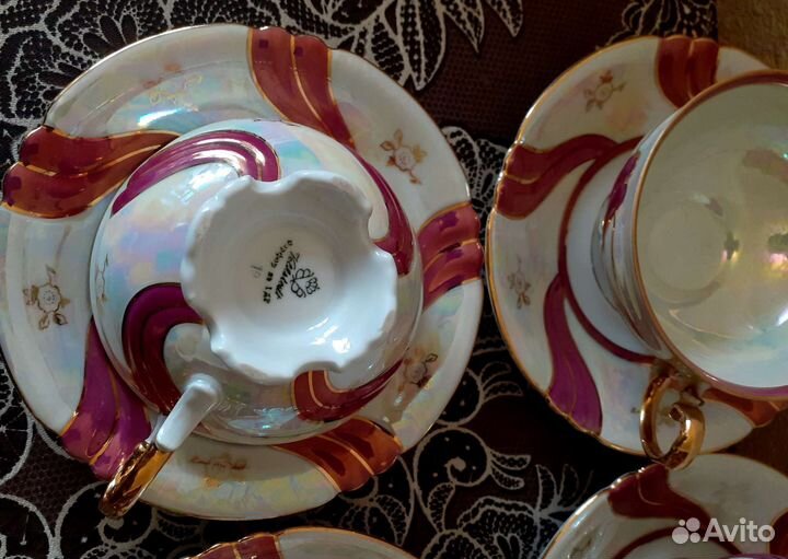 Чайная пары фарфор Германия(ГДР)