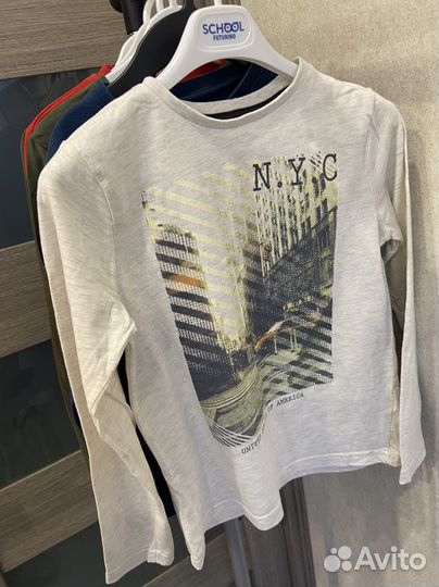 Лонгслив, футболка с длинным рукавом 134