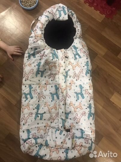 Зимний конверт в коляску