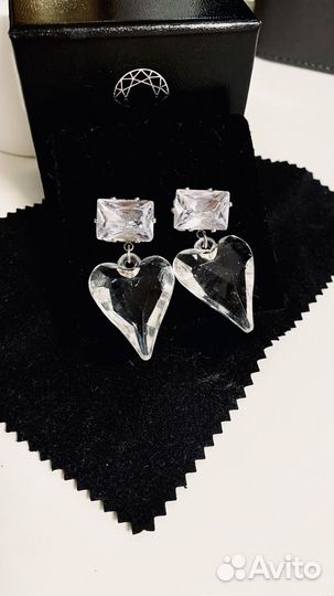 Серьги сердца