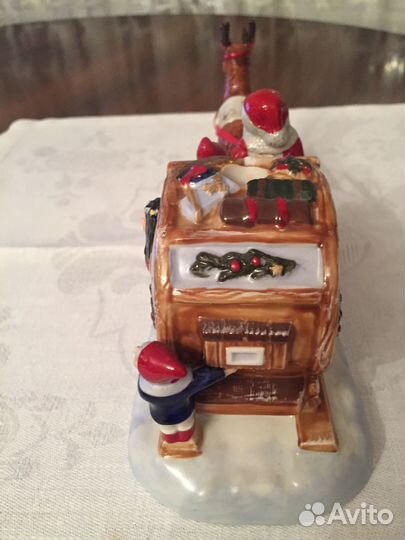 Рождество, Санта с подарками W&B. Звезда подсвечн