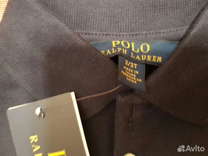 Ralph Lauren новое поло Bear оригинал