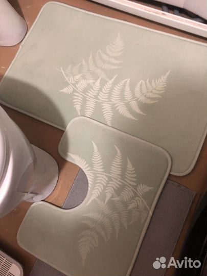 Новый Набор ковриков для ванной и туалета