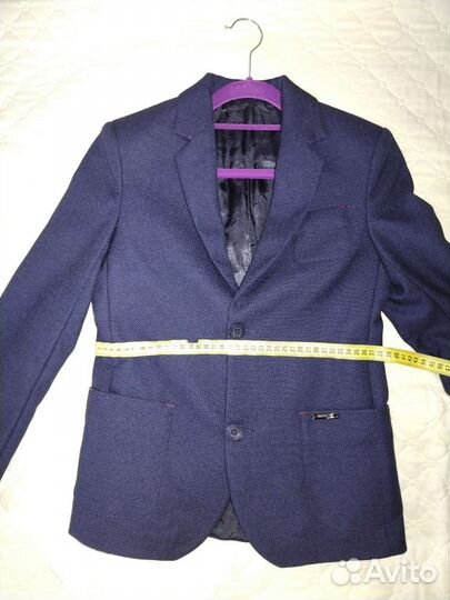 Школьный пиджак и жилетка, рубашка белая