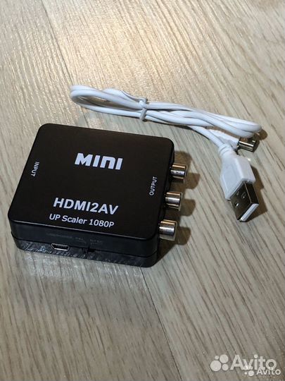 Переходник с hdmi на тюльпаны RCA AV