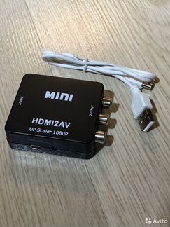 Переходник с hdmi на тюльпаны RCA AV