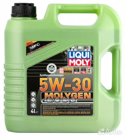 Liqui moly Molygen NG 5w-30 HC-синт. 4л