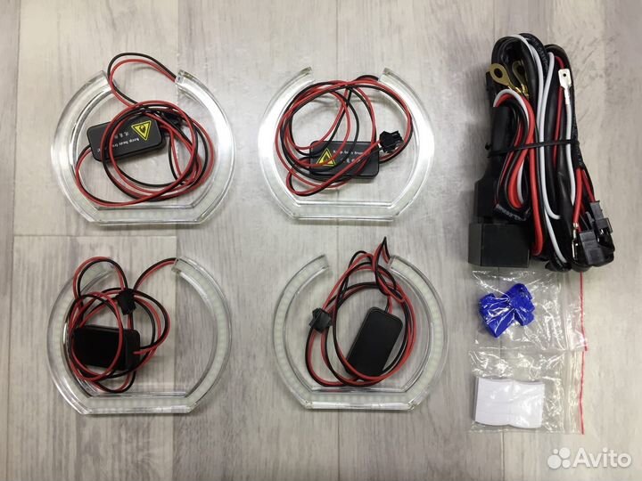 Ангельские глазки Crystal BMW E46 coupe (Белые)