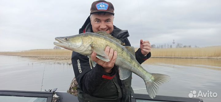 Рыбалка с гидом на Калининградском заливе с лодки