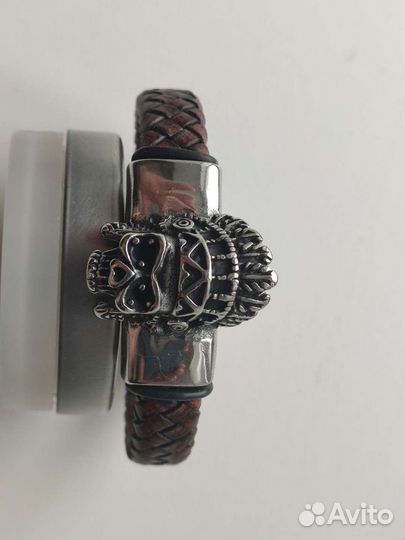 Кожаный браслет мужской