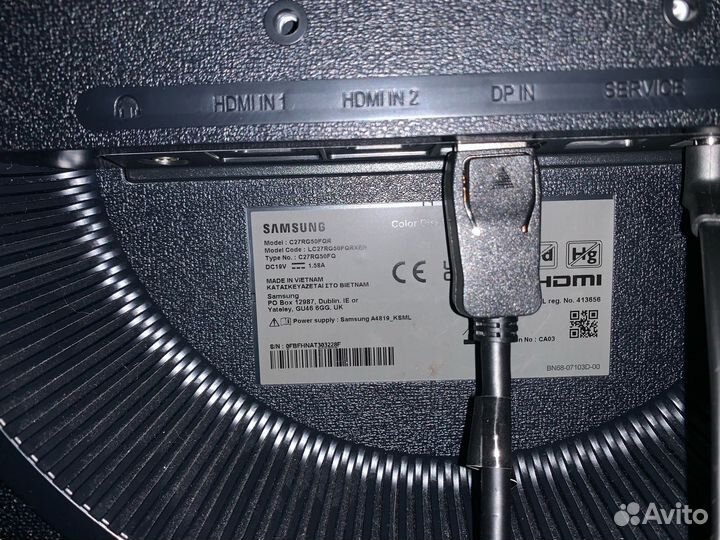 Игровой монитор Samsung Odyssey 27/240Гц