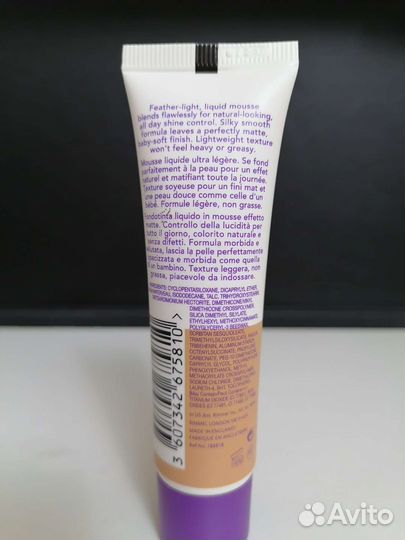 Тональный крем-мусс Rimmel stay matte