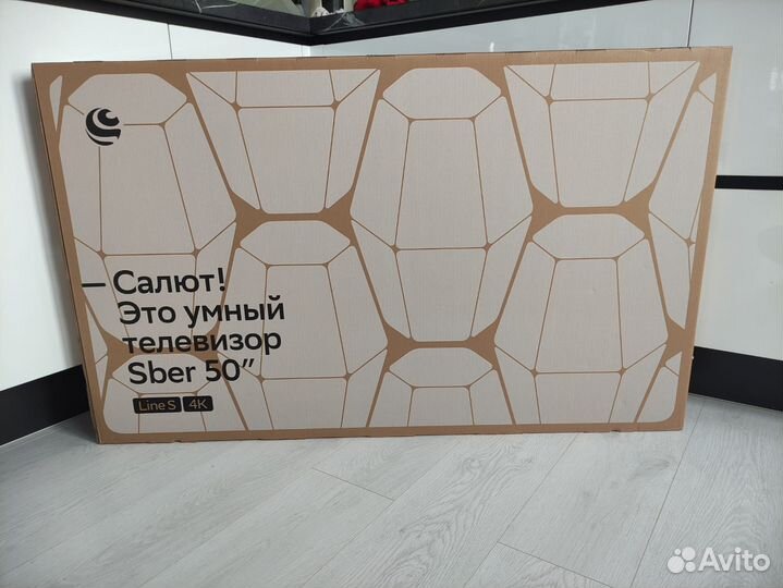 Телевизор Sber SDX-50U4124 UHD 4K, Новый, 127 см