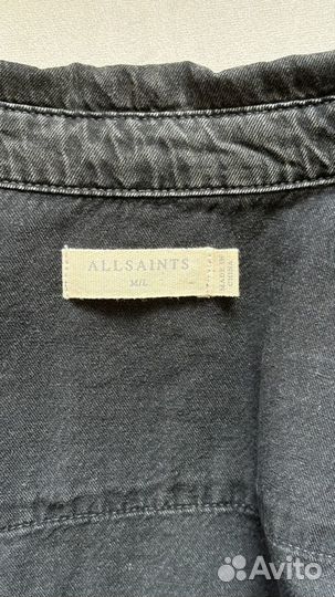 Рубашка из денима Allsaints