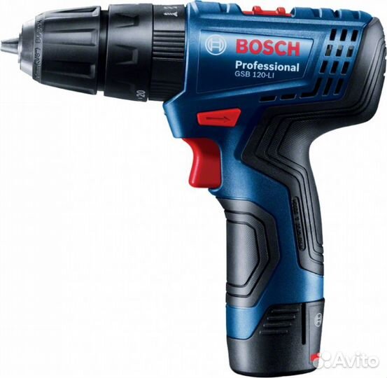 Дрель-шуруповерт Bosch GSB 120-LI аккум. патрон:бы