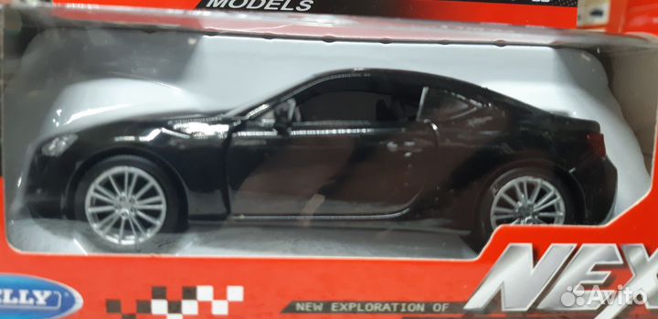 Модель Welly 1:38 Toyota 86 черная