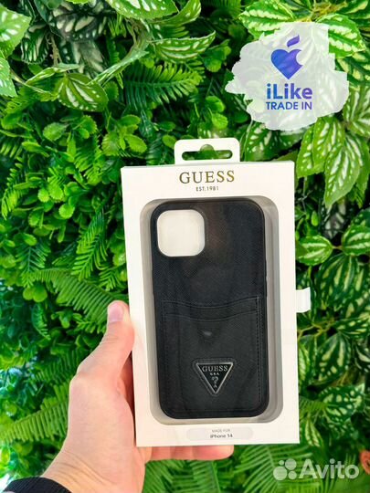 Чехол Guess для iPhone 14 Black (5683)