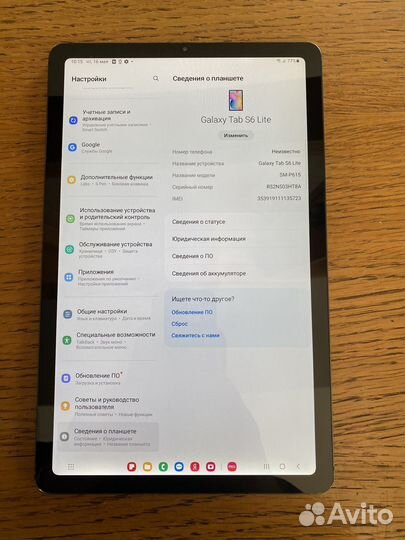 Планшет samsung galaxy tab s6 lite