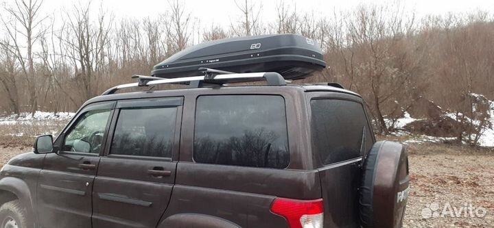 Автобокс ED Магнум 390 л на УАЗ Патриот