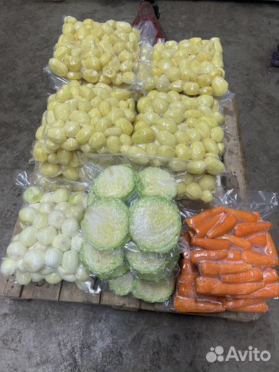 Овощи очищенные