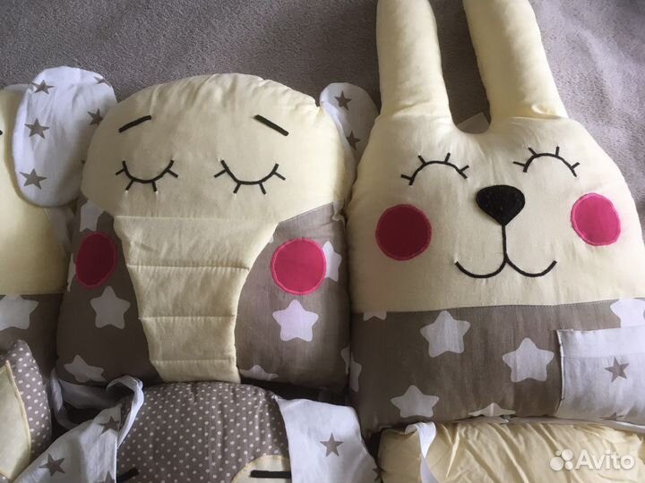 Бортики в кроватку