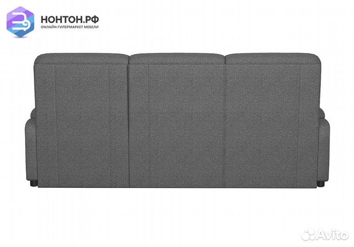 Диван угловой дельфин Омега 2-1 тёмно-серый