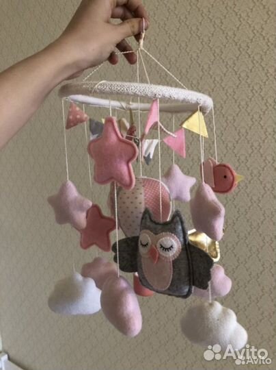 Мобиль из фетра