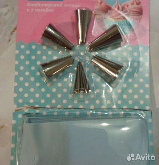 Кондитерский мешок с насадками