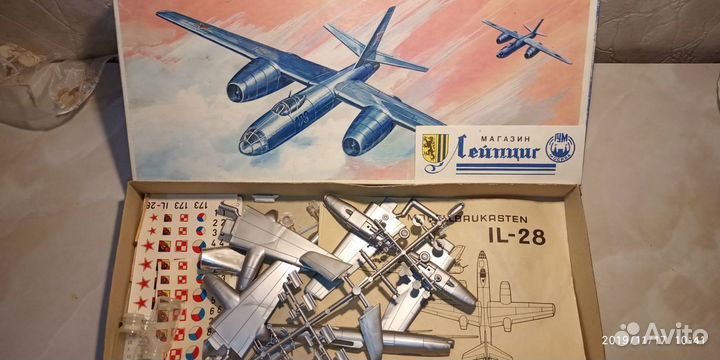 Сборные модели самолётов VEB Plasticart DDR