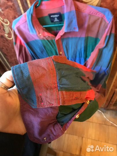 Рубашка Springfield в сине-красную клетку