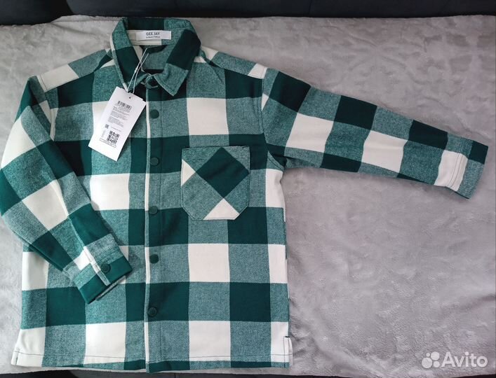 Новая флисовая кофта и рубашка