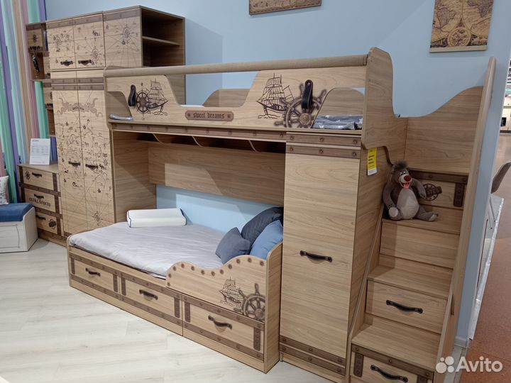 Двухярусная кровать Корсар