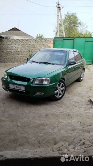 Hyundai Accent 1.5 МТ, 2000, 231 000 км