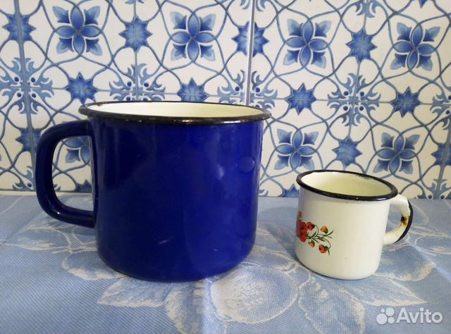 Кружки эмалированные СССР